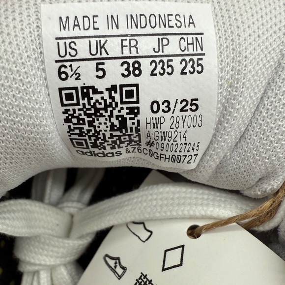 Adidas Grand Court 2.0 Women's Sneakers White Black Low Top Casual sz 6.5 - Picture 9 of 9